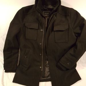 Men's coat, black